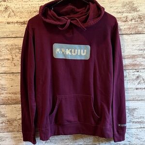 KUIU Women's Large Burgundy Hoodie